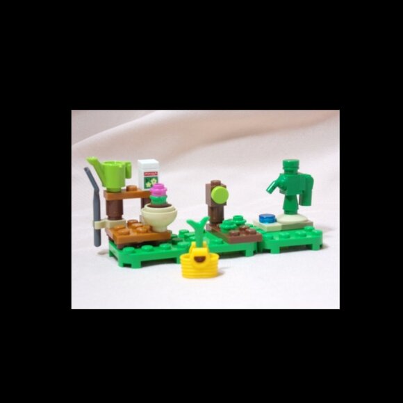 LEGO Animal Crossing Garden w/Basket Water Can Shovel Seeds Sprouts & More 77054 - Picture 5 of 5